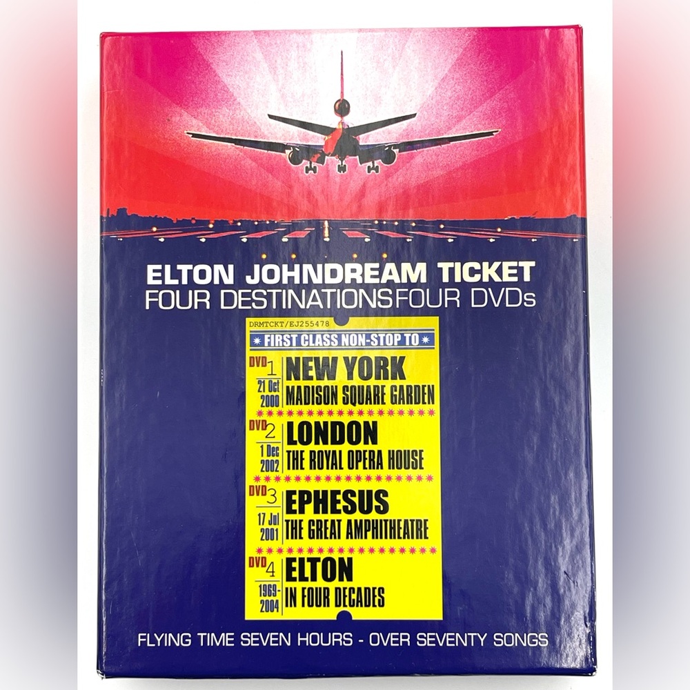 Elton John Dream Ticket DVD Set - Picture 2 of 3